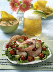 Chipotle Shrimp and Lager Beer Salad