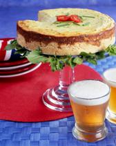 Savory Herb and Wheat Beer Cheesecake
